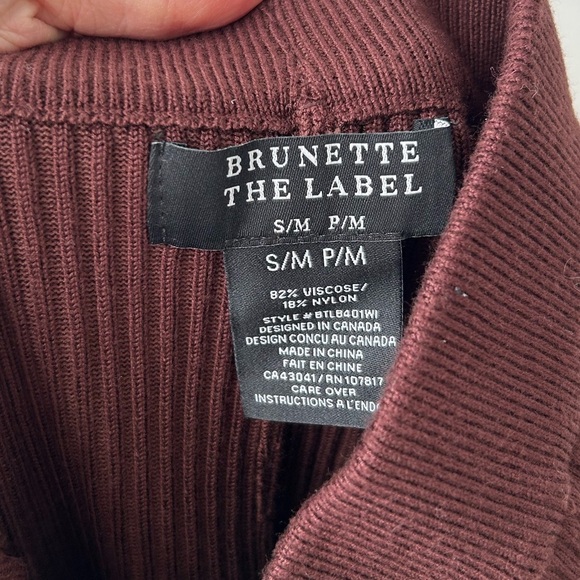 Brunette The Label Ribbed Legging French press color - Picture 8 of 9